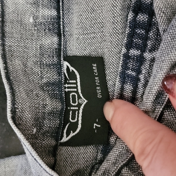 Vintage Size 7 Ciotti Jeans with ankle zippers - Picture 2 of 4